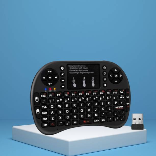 Clairbell Bluetooth (Wireless Keyboard) USB Rechargeable Keyboard With Pocket Size K111 Wireless Thumb-size Multi-device Keyboard Compatible with Tablet