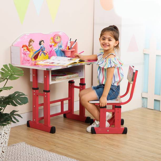 PNASGL New Baby desk/kids study table and chair set / Height Adjustable JSH Metal Bench