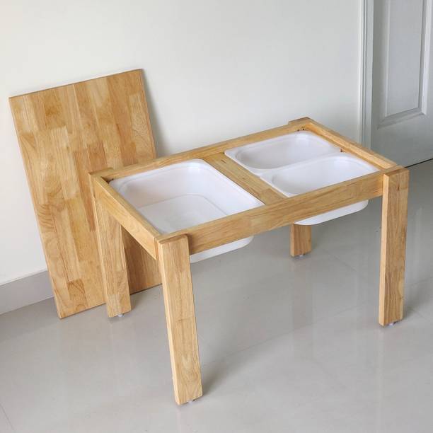RusticLumber Solid Wood Activity Table