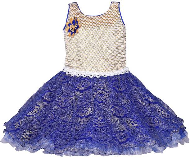 Wishkaro Baby Girls Midi/Knee Length Party Dress