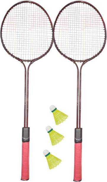 STYRKR Badminton Racket Combo Kit Set Of 2 Racquet With Shuttlecock 3_1201 Badmi