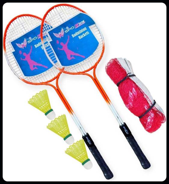 SPO Zone Badminton Kit Combo Set#13-108 Badminton Kit