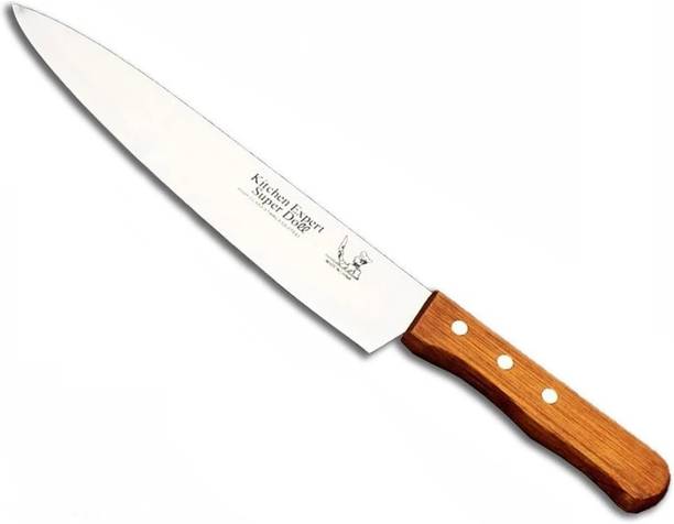 Kneefcy 1 Pc Stainless Steel Knife Ultra Sharp Multipurpose Chopping Knife Pakka Wood Rivet Fixed Handle