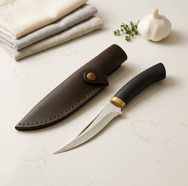 Adhunyk 1 Pc Stainless Steel Knife Black Stainless Steel Kitchen Utility Knife