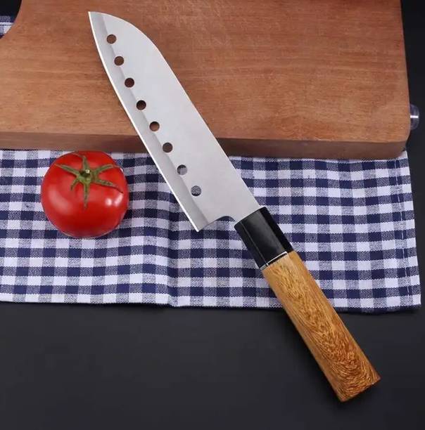 Kneefcy 1 Pc Stainless Steel Knife 6.5-Inch Kitchen Knife Plastic Handle Sharp Blade Japanese Kitchen Knife