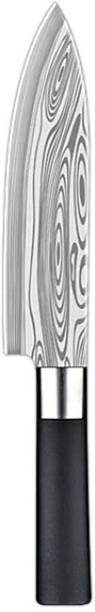 Kneefcy 1 Pc Stainless Steel Knife 7 Inch Laser Pattern Chef Knife Chopping Slicing Meat, Vegetable Kitchen Cleaver