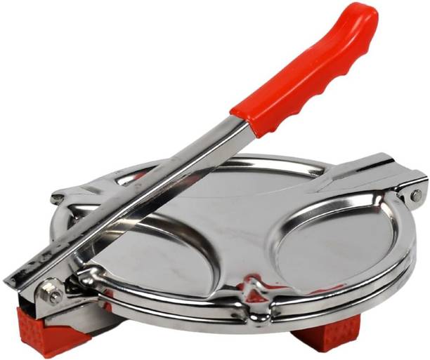 SAVARA Cold Heavy Duty Stainless Steel Manual Roti Maker | Chapati, Papad, Khakhra Maker Manual Dough Press