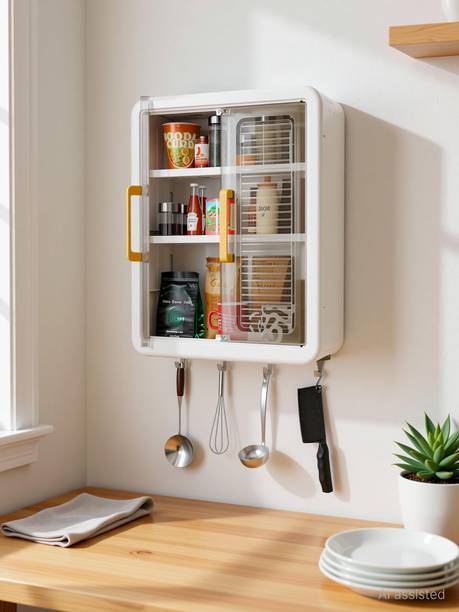 MGKENTERPRISE Containers Kitchen Rack Plastic