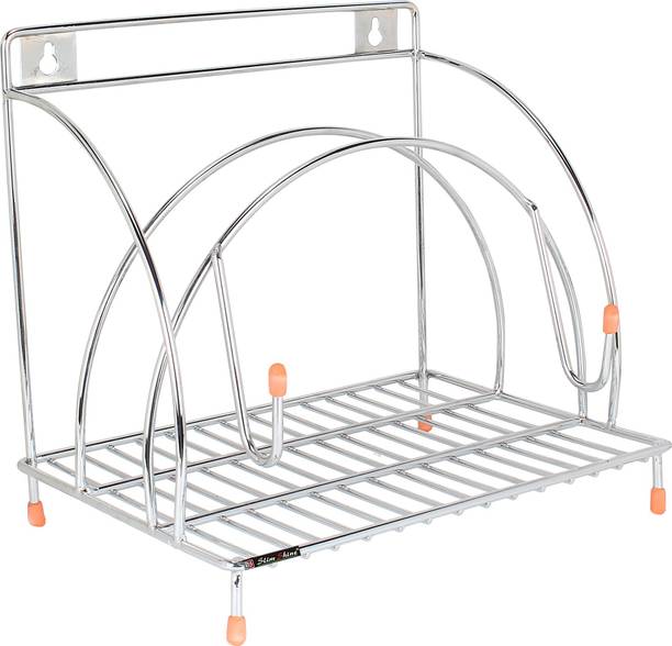 SLIMSHINE Chakla/Belan Kitchen Rack Steel
