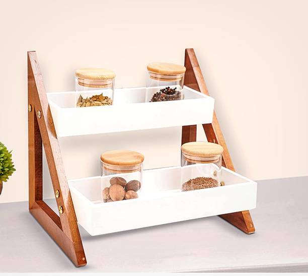 Fgiio Containers Kitchen Rack Wood