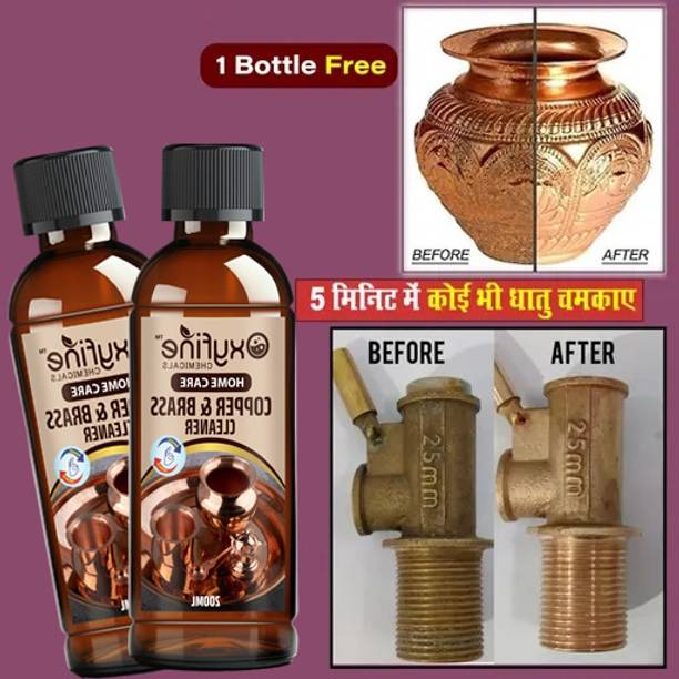 Oxyfine Chemicals Pitambari Copper, Bronze, Stain remover Cleaner Liquid Dish Cleaning Gel Stain Remover