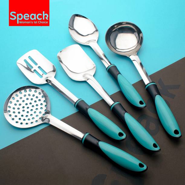 SPEACK Standard Cooking Spoon Set Blue 5-Piece Kitchen Tool Set