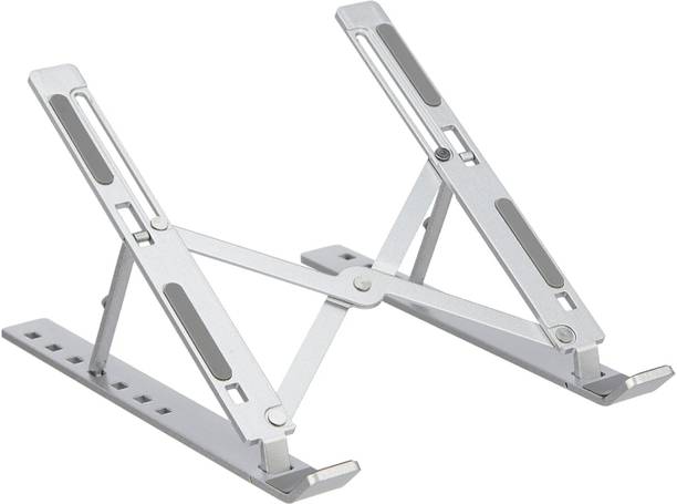 ZIRAK Tabletop Laptop Stand, 7 angle Ergonomic Adjustable & Ventilated Riser Holder Iron Desk Stand Rotatable Laptop Stand with Adjustable Height Compatible with Universal Laptops