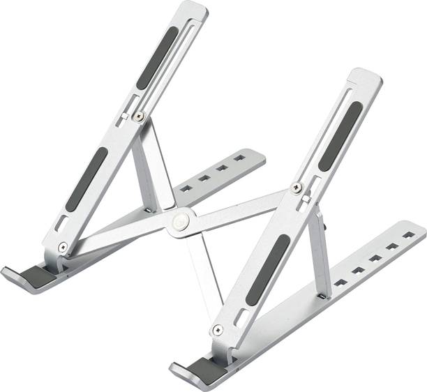 Sydney i-Desk Aluminium Height Adjustable | Portable Laptop Stand Aluminium Floor and Desk Stand Laptop Stand with Adjustable Height Compatible with Universal Laptops