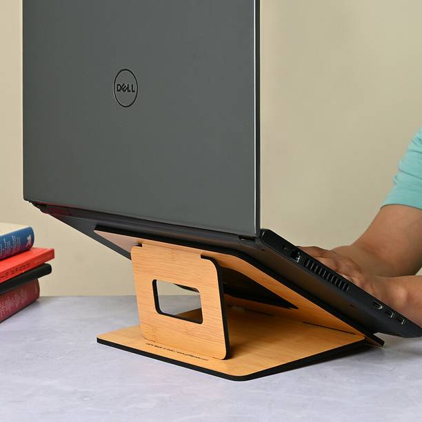 Anita Wooden All Laptops - Eco Friendly / Bamboo 4T-CEXG-WMYG Laptop Stand Stand Wooden Laptop Stand