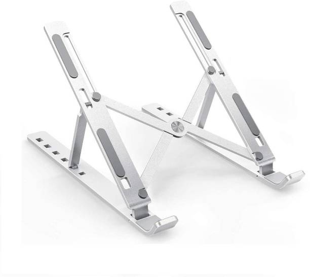 APSENTERPRISEe LP01 Aluminium Floor and Desk Stand Rotatable Laptop Stand with Adjustable Height Compatible with Universal Laptops