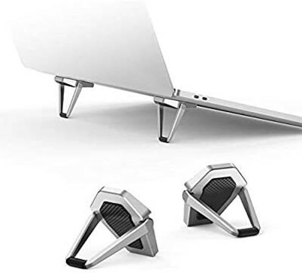 Buenovida Storia Portable Laptop Stand-2PCS With Adjustable Height (Sliver) Laptop Stand