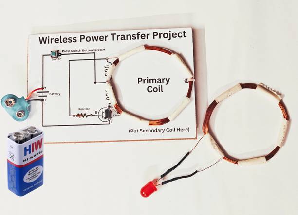 ERHIndia Wireless Power Transmission/Transfer Science Project Educational Electronic Hobby Kit
