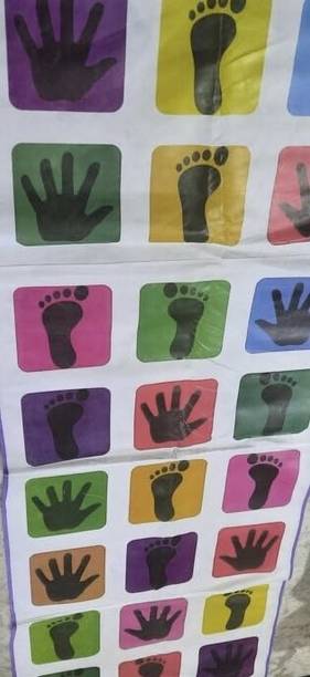 Ruffo Multi-Color Hopscotch Hand Foot Mat