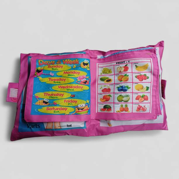 BHVMEY Shapes & Colors Chart Pillow for Babies