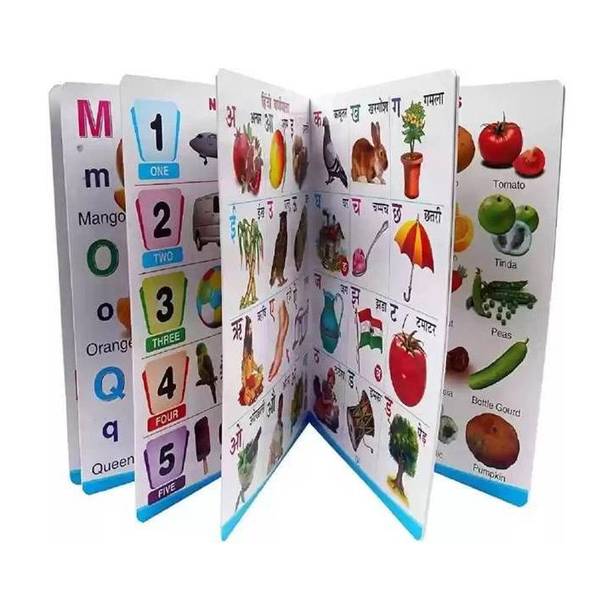 ZEQTOS All in one Plastic Board Book for Pre-nursery to Primary Kids Edition : 1