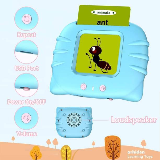 BHVMEY Talking English Words Flash Cards Early Educational Toys for Kids
