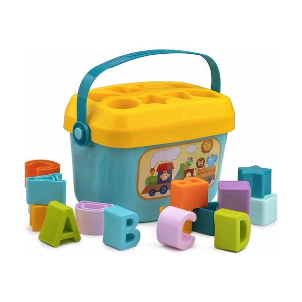 NEXTVIEW Baby First Blocks Color & Shape Toy Educational Sorting Box for Kids