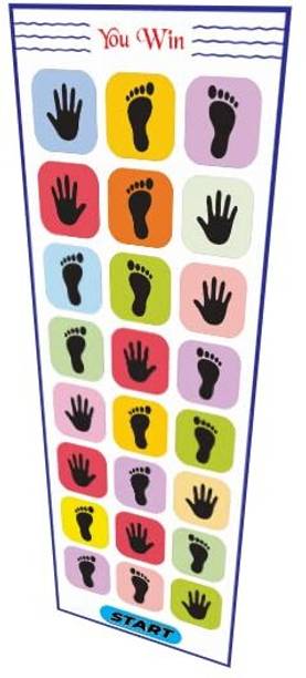 Ruffo Handprint Footprint Mat for Kids Exercise