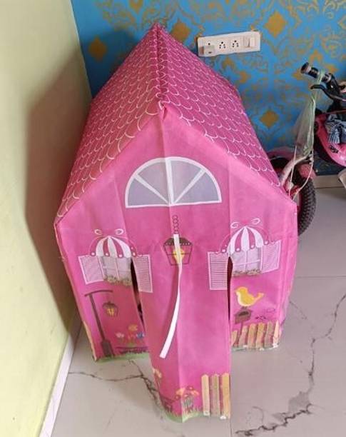 BHVMEY Princess Dollhouse Tent – Foldable Tent for Girls