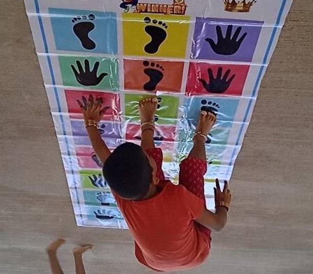 BHVMEY Indoor Outdoor Hopscotch Mat for Children