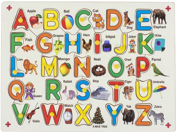 ELEXN New Trend Alphabet Educational Learning Jigsaw Puzzles Building Block Kids Toys