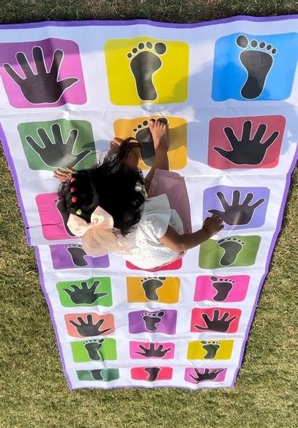 Nafhotoz Safe Non-Toxic Hopscotch Mat for Kids
