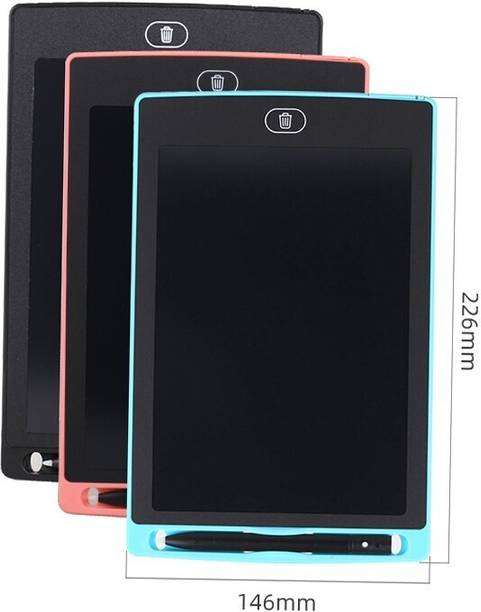 वाइकॉर्प LCD Writing Slate 8.5 Inch Digital Notepad Quick Erase Portable