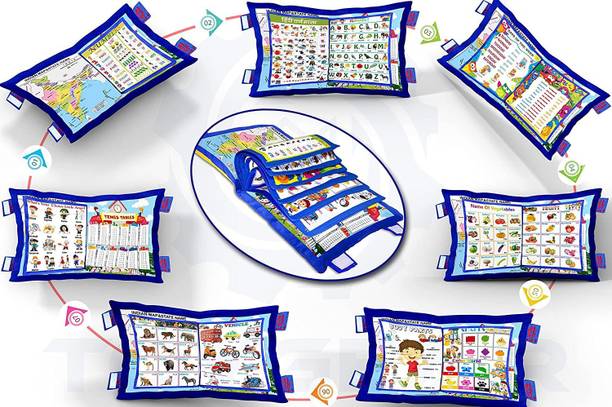 भव्मेय Baby Printed Alphabet Learning Soft Pillow Cushion Book Toys for Kids