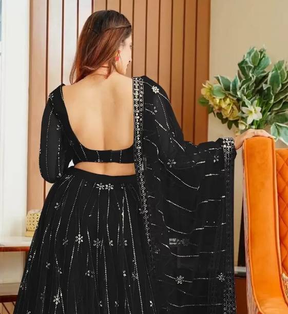QUEDDY'S Embroidered Semi Stitched Lehenga Choli - Image 2