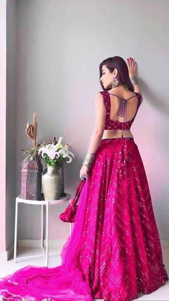 ZAALIMA FASHION Embroidered Semi Stitched Lehenga Choli - Image 2