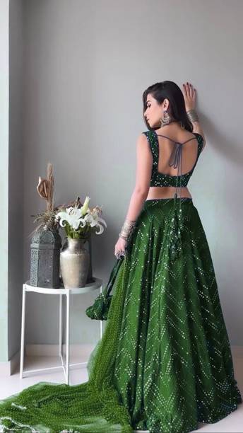 ZAALIMA FASHION Embroidered Semi Stitched Lehenga Choli - Image 2