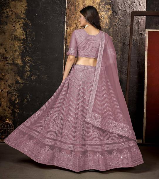 ZAALIMA FASHION Embroidered Semi Stitched Lehenga Choli - Image 2