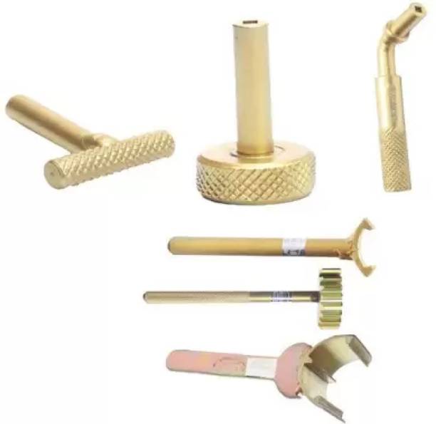 GrabMoor Bike engine repair tool Tappet setting Key Tool Primary Scissor Gear holder tool Vehicle Tool Kit