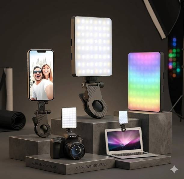 Techobucks LED Pocket Light for Lighting LED with Clip and Rechargeable Flash