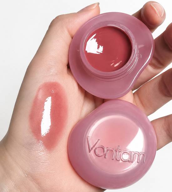 Vontam Cream Lip & Cheek Tint Balm | Moisturizing Jelly Makeup Fruit