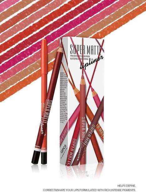Jus’Be U Waterproof Professional Multicolored Matte Super Matte Lip Liner Pencil