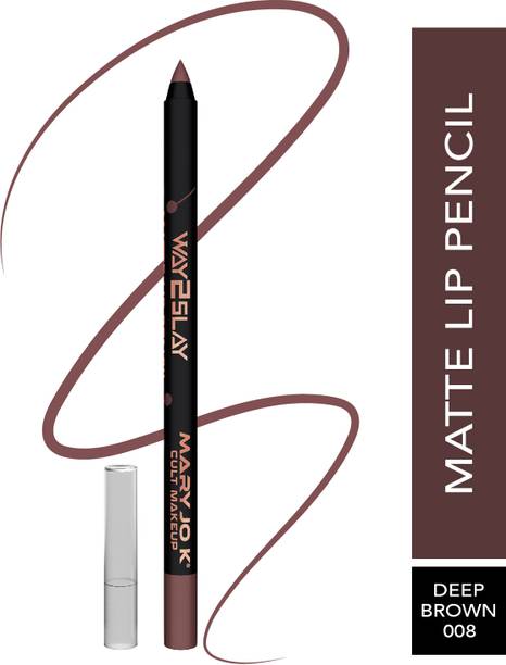 MARY JO K Matte Lip Pencil | Bold Definition | Creamy, Long-Lasting & Intense Color Payoff
