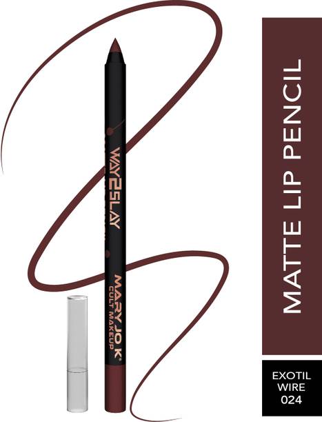 MARY JO K Matte Lip Pencil | Creamy Texture | Bold, Long-Lasting & Defined Matte Finish