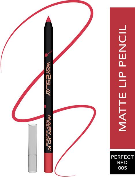 MARY JO K Matte Lip Pencil | Bold Definition | Creamy, Long-Lasting & Intense Color Payoff