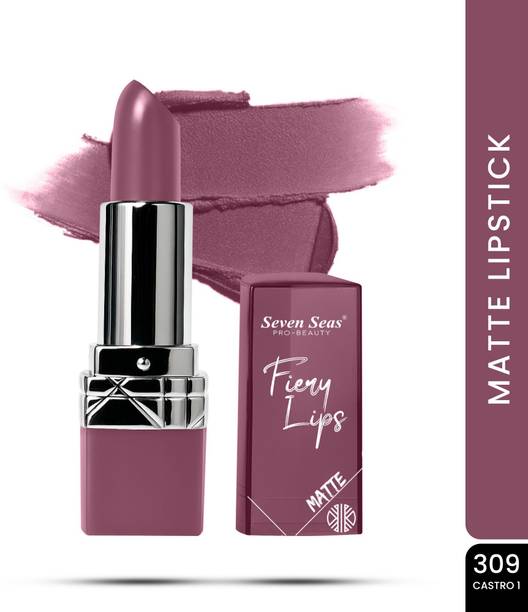 Seven Seas Fiery Lips Matte Lipstick Long Lasting Light Weight Super Matte Lipstick