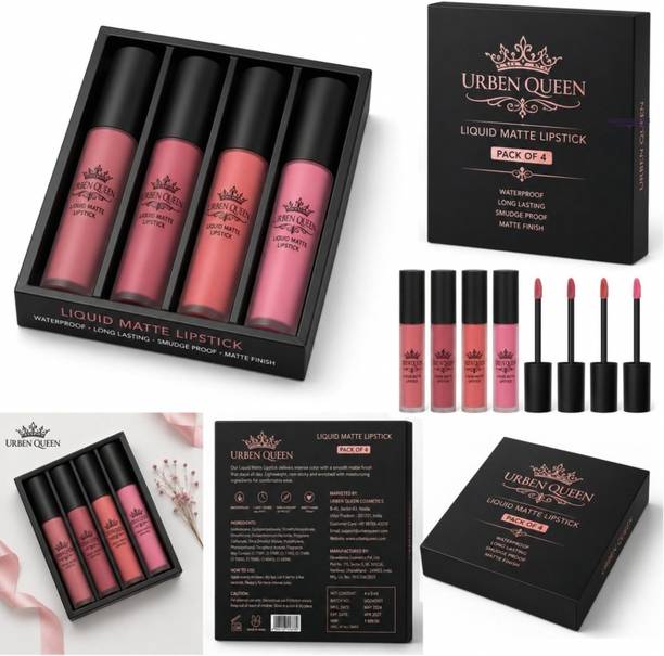 URBEN QUEEN professional matte lipstick | Complete Lipstick Makeup Wellness Solution for