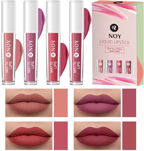 NOY Saloon Secrets Result:4 Shades Of Western Nude Matte Magic Lip Colors Set #WC119