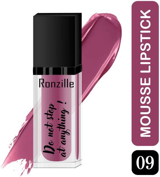 RONZILLE Liquid Mousse Lipstick Non Transffer Lasts Upto 12 hr. Fuchsia Chic Shade 09