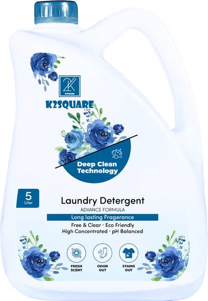 के2स्क्वेयर Concentrated Laundry Detergent for Fabric Care, for front & top load machine लिक्विड डिटर्जेंट